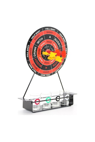 2 Adet Shot Bardaklı Dart Oyunu Masa Üstü Eğlence Oyunu, Shot Cup Dart Game, Mini Dart Seti
