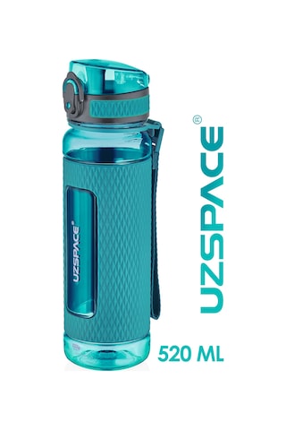 Uzspace 520ml Tritan Su Matarası Silikon Korumalı Kaydırmaz Gövde Yeşil Uzspace 520ml Tritan Su Matarası Silikon Korumalı Kaydırmaz Gövde Yeşil
