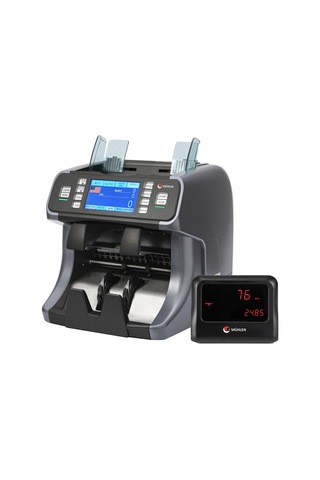 Mühlen Falcon K88 Yazıcılı Hafızalı İki Katlı Fitnessli Karışık Para Sayma Makinesi İstifleme