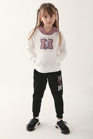 Minnie Mouse D4813-3 Çocuk Krem Eşofman Takımı