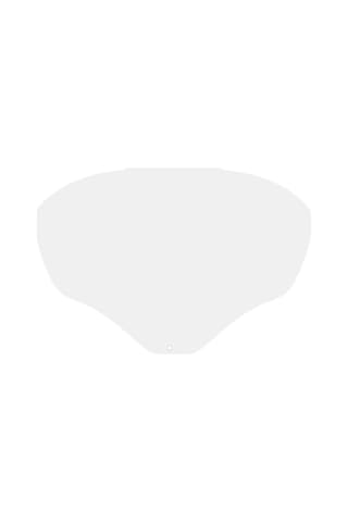 Trendooze Yüz Yedek Vizör Taşlama Şeffaf Lens Koruyucu Kesme Kalkanı İçin Bahçecilik Vg