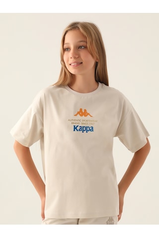 Kappa Kız Çocuk Tişört 5-15 Yaş Bej 182141t7u24s1 Bej