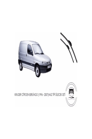 Berlingo Muz Silecek Takımı 1.6 1.9 2.0 Motor Araca Özel Aparat 1996 - 2007