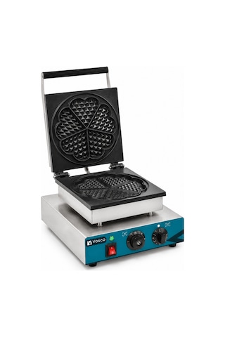 Tekli Çiçek Model Waffle Makinesi - Profesyonel Çiçek Waffle Makinesi 1750w