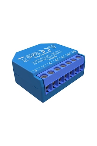 Shelly 1L Nötrsüz Akıllı Wi-Fi Rölesi
