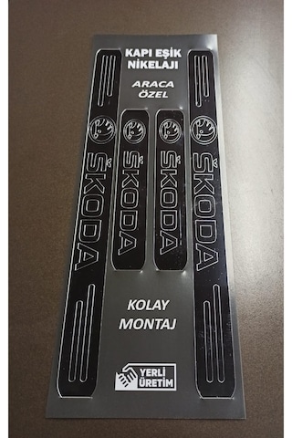 Skoda Yeti Kapı Eşiği Set + Çamurluk Vent Krom Görsel