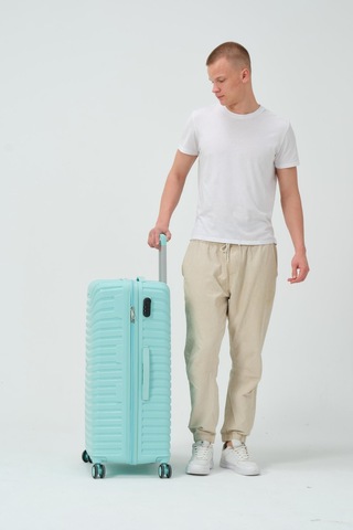 Keo-plus Turkuaz Büyük Boy Silikon Kırılmaz Pp Valiz Turkuaz
