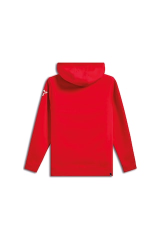 Alpinestars Linear Wordmark V3 Hoodie Kapüşonlu Sweatshirt Kırmızı Beyaz Çok Renkli