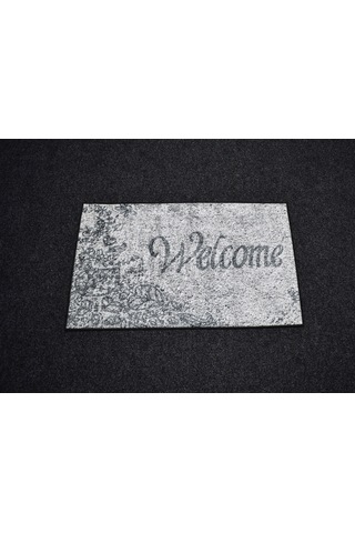 Zehra Abla Halı Yeni Lüks Dekoratif Welcome Paspas Tasarım Digital Baskı Makine Halısı 7149 Çok Renkli