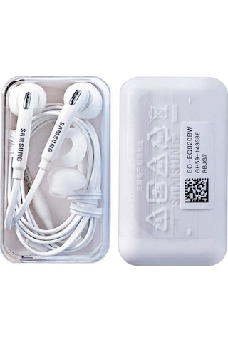 Samsung S7 - S7 Edge Kulakiçi Kulaklık Beyaz