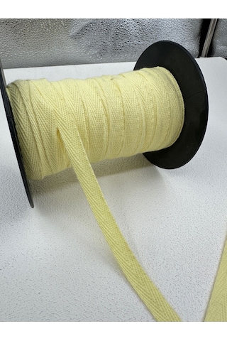 Paşateks 1 Cm Balıksırtı Şerit-5 Metre-sarı