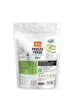 Pol's Freeze Fresh Dondurularak Kurutulmuş Lime 20 Gr 20 G
