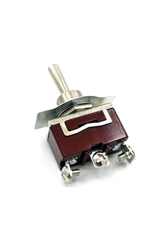 Toggle Switch 1-0-2 Metal Anahtar 3 Pin 12v-220v Toggle Switch