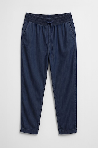 Kadın Beli Lastikli Straight Fit İnce Mavi Jean Pantolon Mavi