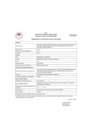 Bmusa Steel Max 5 Lt Mikrobiyal Gübre