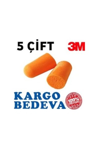 3M 1100 Kulak Tıkacı 5 Çift 3M 1100 Kulak Tıkacı 5 Çift