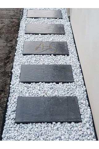 Ahs Beyaz Dolomit Taş 25 Kg 1-2 Cm Dere Çakıl Taşı Bahçe Peyzaj Süs Taşı Saksı Teraryum Akvaryum Taşı