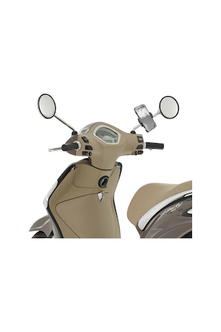 Powertec Piaggio Uyumlu Ayna Bağlantılı Telefon Tutucu Black