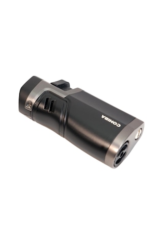 Cohiba 4 Torch Pürmüz Delicili Siyah Metal Puro Çakmağı - Tr9494