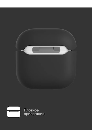 Commo  Airpods Uyumlu 4 İçin Shield Case Silikon Kılıf, Siyah 326101453 Siyah