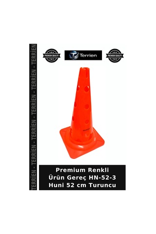Özel Seri Hn-52-3 Huni 52 Cm Turuncu Ekipman Model Parça