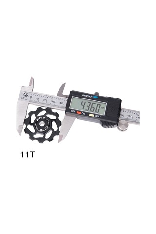 Monyee Ztto Aluminyum 11t Bisiklet Vites Arkası Tezgahı Tekerleği, Seramik Yataklı, Az Sürtünme, Mtb Ve Yollarda Uygun, Kırmızı Çok Renkli