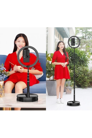 Portatif 168Cm Ring Light Stüdyo Işığı Youtuber Işığı Makyaj Canl