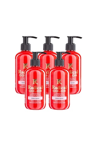 Radical Color New 25/salmon Amonyaksız Su Bazlı Saç Boyası 250 Ml 5 Adet Somon
