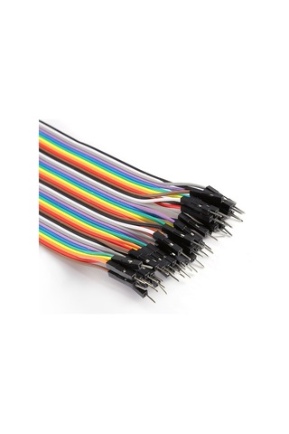 Ximistore9 40 Pin Renkli Erkek-erkek Bağlantı Kablosu 20cm - Dayanıklı, Taşınabilir, Bilgisayar Ve Enstrümanlar İçin