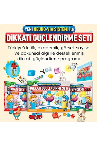 Dikkati Güçlendirme Seti Anasınıfı 3 Yaş