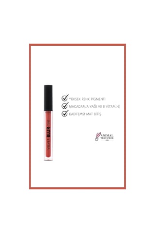 Note Cosmetics Velvet Blur Tint Kadife Bitişli Nemlendirici Mat Ruj - 03 Burnt Peach - Nude