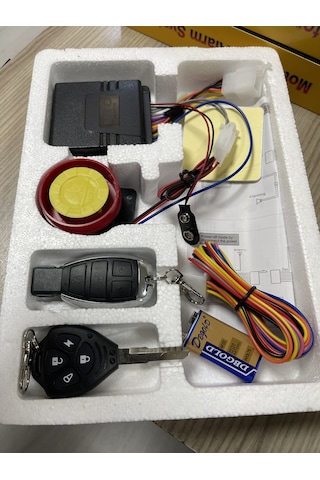 Motosiklet Alarm Motor Kilitlemeli