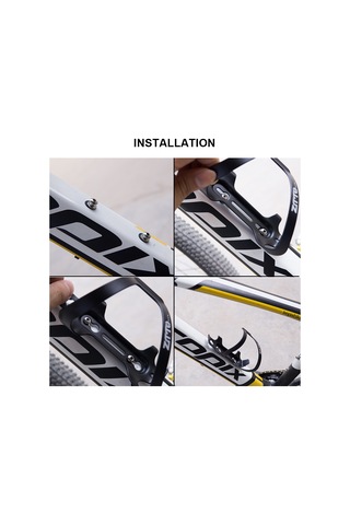 Youmex Ztto Alüminyum Bisiklet Su Kuşağı - Hafif, Dayanıklı, Dağ Bisikleti Ve Yollarda Kullanıma Uygun - Siyah Siyah