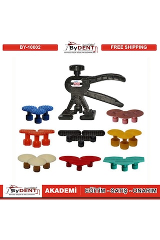 Pdr Boyasız Göçük Düzeltme Pensesi + 24 Adet Öpücük Adaptör