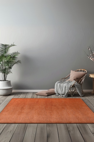 Azra Kiremit Özel Kaymaz Tabanlı Pamuk Dokuma Kilim