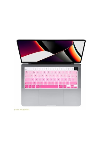 Apple Uyumlu MacBook Air 2020 13 Inc M1 A2337 / A2179 Türkçe Q Klavye Slim Türkçe Klavye Koruyucu Kılıf