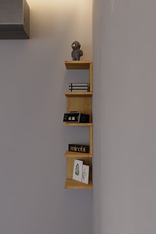 Artix Zigzag Duvar Rafı Çam Atlantik Çam