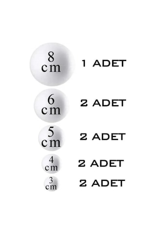 Güneş Gezegen Sistemi Gezegenler Alemi Deney Seti Strafor Maket- 9'lu