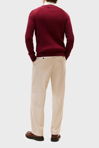 Tommy Hilfiger Erkek Kazak Mw0mw40449 Vlp Bordo Bordo