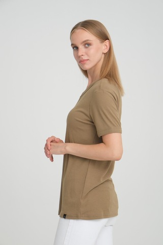 Alexandergardı Fitilli V Yaka Comfort Fit T-shirt E24-74602 001