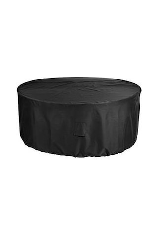 Yuvarlak Mobilya Toz Geçirmez Ve Su Geçirmez Kapak, Açık Bahçe Masa Mobilya Koruyucu Kapak 102 45 Cm Altın