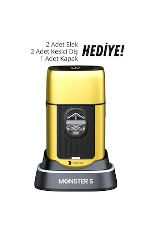 Hector Monster S 8000 Rpm Type-c Tıraş Makinesi Gold