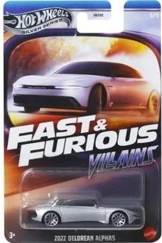 Hot Wheels Silver Series - F&f Villains - 2022 Delorean Alphas