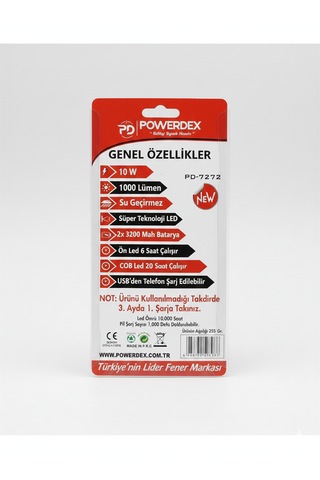 Powerdex El Feneri Mavi