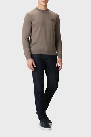 Emporio Armani Erkek Kazak Em002419 Af14158 U6189 Kahve Kahve