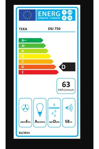 Teka DSJ 750 Ultra Slim Duvar Tipi 70 CM Davlumbaz