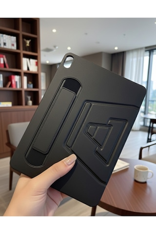 İpad Air 11 Inch M2 M3 Çip Air 4. /5. /6. Nesil 10.9inç Uyumlu Tutamaçlı Standlı Deri Tasarım Kılıf Arka Kapak