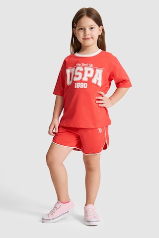 U.S. Polo Assn. Kız Çocuk Kırmızı Pijama Takım 50326615-vr030