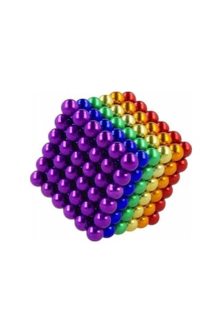 6 Renkli 4 MM 216 Adet Neocube Neodyum Mıknatıs Küp