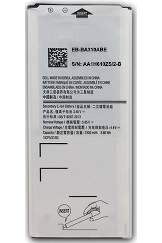 Ally Sm Galaxy A310 A3 2016 Eb-A310Abe Pil Batarya